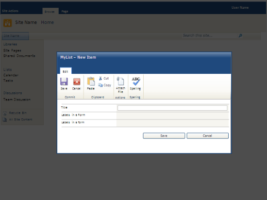 4-List-Form List Form