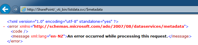 ListData.svc with broken metadata ListData.svc with broken metadata